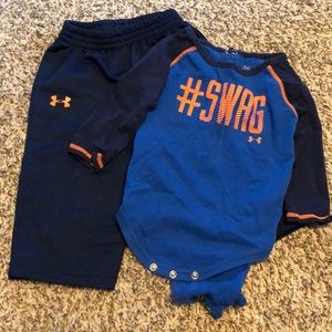 Under armour infant boy outfit